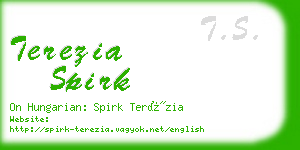 terezia spirk business card